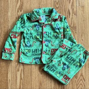 elf Christmas Pajamas, Size XS (4/5)